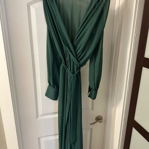 Green sheer maxi - Picture 3 of 4